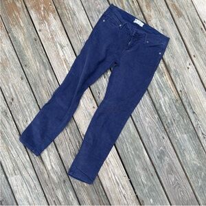 Free People Blue Corduroy Pants